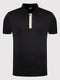 HUGO BOSS MERCERISED-COTTON POLO SHIRT | BLACK