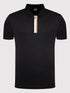 HUGO BOSS MERCERISED-COTTON POLO SHIRT | BLACK