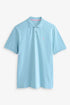 NEXT.- PIQUE POLO SHIRT-MEN | LIGHT BLUE