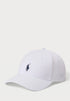 POLO RALPH LAUREN SMALL PONY BASEBALL CAP | WHITE