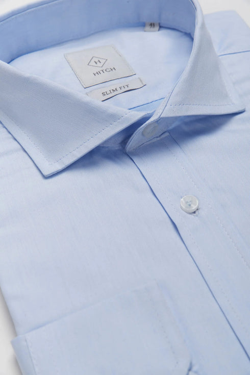 HITCH REGULAR FIT SHIRT | SKY BLUE