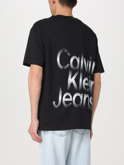 CALVIN KLEIN JEANS VARSITY LOGO T-SHIRT | BLACK