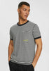 ESPRIT MIT STREIFEN PRINT T-SHIRT | BLACK