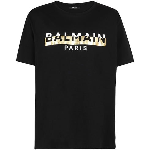 BALMAIN PARIS PREMIUM MEN'S T SHIRT | BLACK
