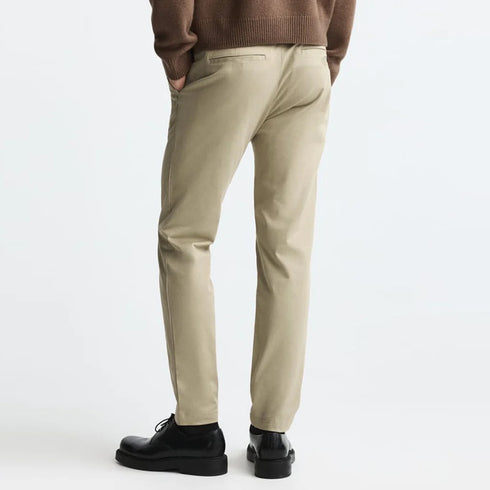 Khaki Banana Republic Athletic Rapid chino pants, stylish and comfortable.