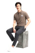 HUGO BOSS DUSPLITY POLO SHIRT | TAUPE