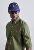 POLO RALPH LAUREN SLIM FIT OXFORD SHIRT | OLIVE GREEN