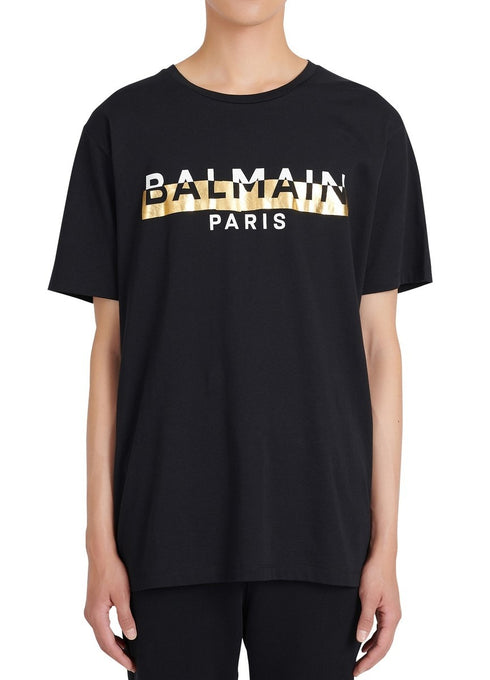 BALMAIN PARIS PREMIUM MEN'S T SHIRT | BLACK