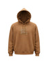 BURBERRY EMBROIDERY LOGO HOODIE WITH SILICONE PATCH | BRONZE