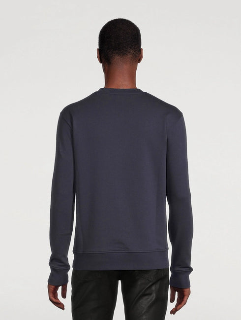BALMAIN PARIS BOLD LOGO SWEATSHIRT | NAVY