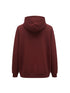 BURBERRY EMBROIDERY LOGO HOODIE WITH SILICONE PATCH | DRAK REDDISH BROWN