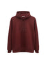 BURBERRY EMBROIDERY LOGO HOODIE WITH SILICONE PATCH | DRAK REDDISH BROWN