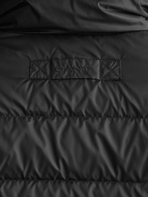 GANT MEN’S LIGHT DOWN QUILTED JACKET - WATER REPELLENT | BLACK