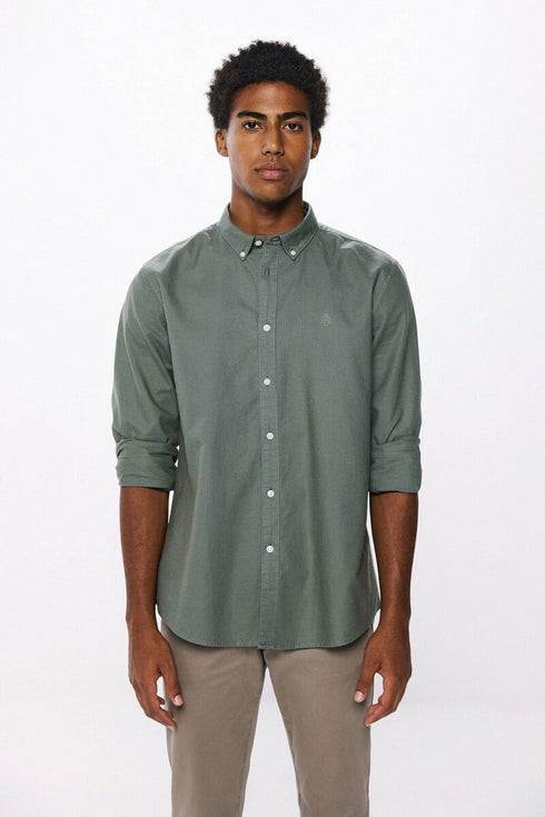 SPRINGFIELD CORTEFIEL OXFORD SHIRT – REGULAR FIT | D GREEN