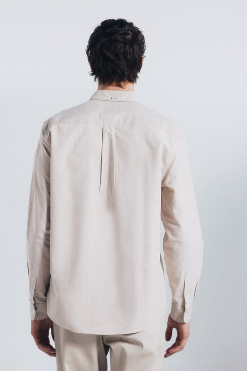 SPRINGFIELD OXFORD SHIRT – REGULAR FIT | BEIGE