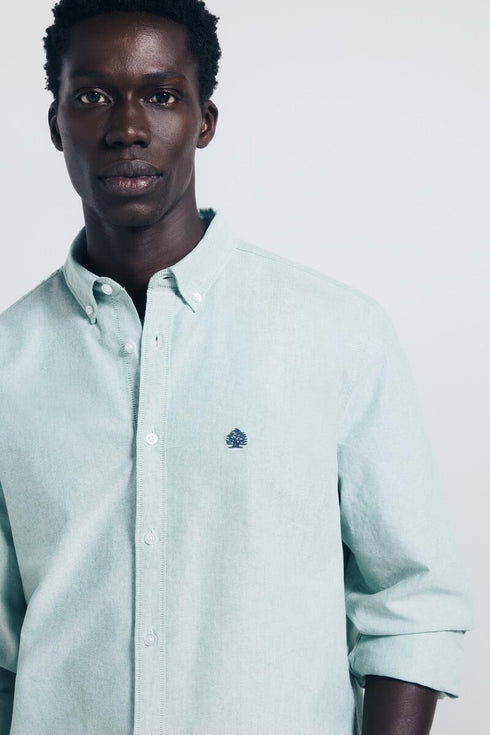 SPRINGFIELD OXFORD SHIRT – REGULAR FIT | GREEN
