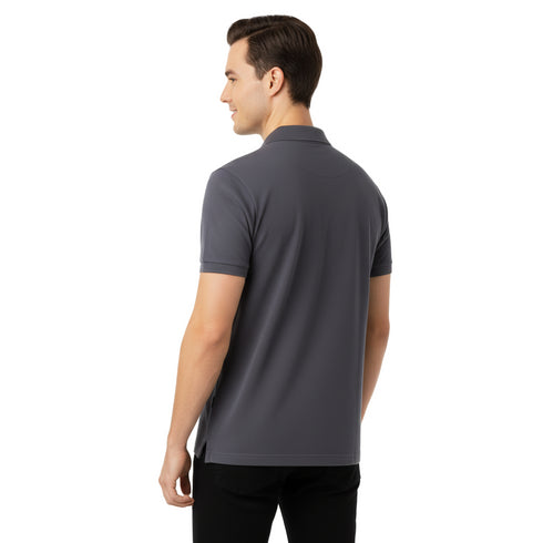 JACK & JONES PLAIN POLO SHIRT | LIGHT GRAY