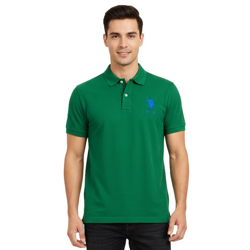 U.S POLO ASSN. PIQUE PRINTED GRAPHIC POLO-MENS | GREEN