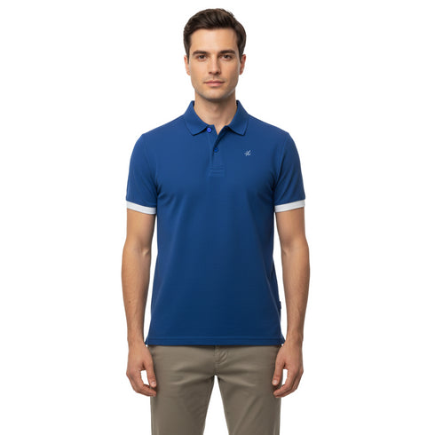 JACK & JONES PLAIN POLO | BLUE