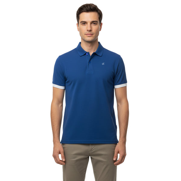 JACK & JONES PLAIN POLO | BLUE