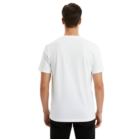 JACK & JONES MEN'S O-NECK T-SHIRT | WHITE