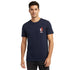JACK & JONES OFF DUTY EMBROIDERED LOGO T-SHIRT | BLUE