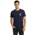 JACK & JONES OFF DUTY EMBROIDERED LOGO T-SHIRT | BLUE