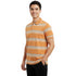 JACK & JONES – RETRO STRIPED SLIM POLO SHIRT | ORANGE