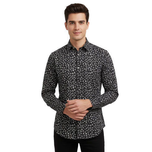 NEXT SLIM FIT SHIRT MEN | BLACK