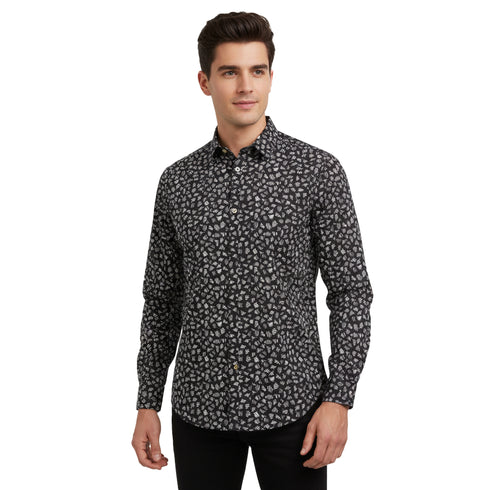 NEXT SLIM FIT SHIRT MEN | BLACK