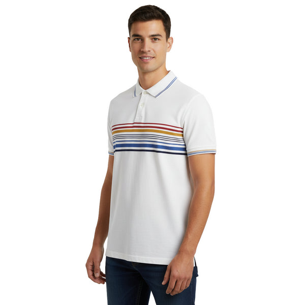 NEXT PREMIUM WHITE POLO SHIRT FOR MEN-CLASSIC ELEGANCE & COMFORT