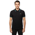 HUGO BOSS REGULAR-FIT POLO SHIRT WITH EMBROIDERED LOGO | BLACK