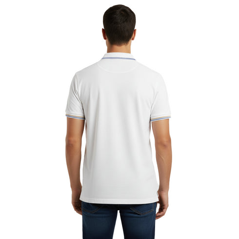 NEXT PREMIUM WHITE POLO SHIRT FOR MEN-CLASSIC ELEGANCE & COMFORT