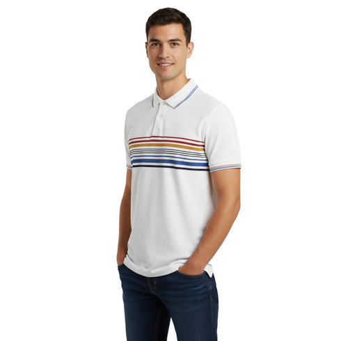 NEXT PREMIUM WHITE POLO SHIRT FOR MEN-CLASSIC ELEGANCE & COMFORT