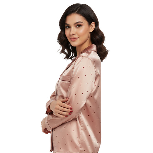 QUEENTEX NIGHT TOP WOMEN'S | LIGHT BROWN