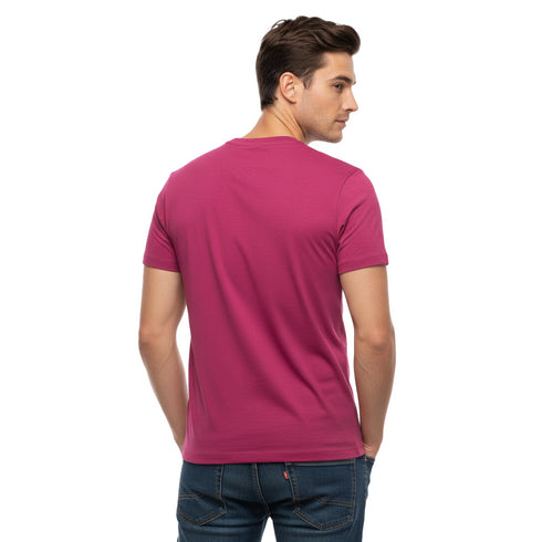 U.S POLO ASSN GRAPHIC PRINT-CLASSIC T-SHIRT | PINK RUBY