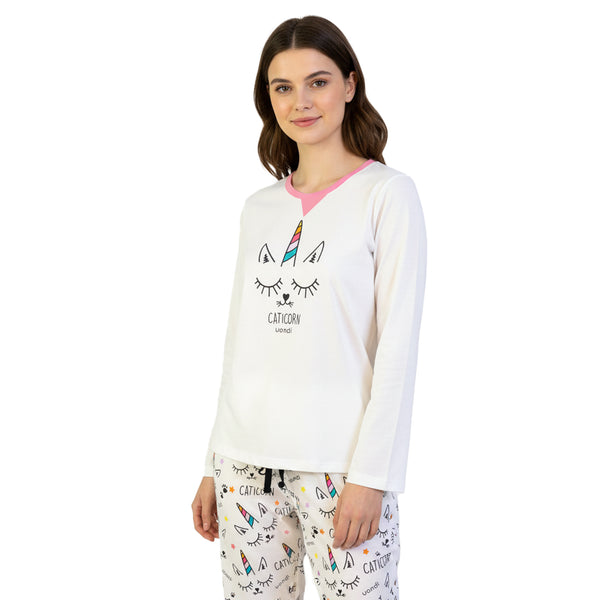 Uondi Caticorn Magic Pajama Set - Dreamy Comfort for Her
