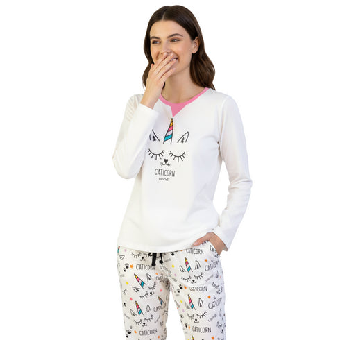 Uondi Caticorn Magic Pajama Set - Dreamy Comfort for Her