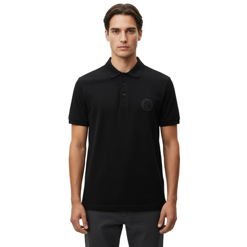 HUGO BOSS PIRAX BB POLO SHIRT | BLACK