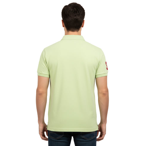 U.S POLO ASSN PIQUE PRINTED GRAPHIC POLO-MENS | YELLOW