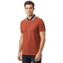 HUGO BOSS REGULAR-FIT POLO SHIRT WITH BOSS LOGO | REDDISH