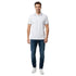 HUGO BOSS POLO SHIRT WITH EMBROIDERED LOGO | WHITE