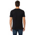 ARMANI EXCHANGE WHITE BOX PATTERN TEE | BLACK / NAVY