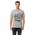 ARMANI JEANS SIGNATURE CHEST LOGO PRINT T-SHIRT | GREY