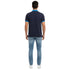 ARMANI EXCHANGE AX LOGO PRINT - POLO SHIRT | NAVY