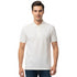 LACOSTE – CLASSIC POLO SHIRT WITH STRIPED COLLAR & EMBROIDERED LOGO | WHITE