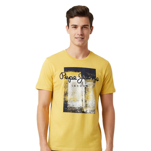PEPE JEANS LONDON-PREMIUM T-SHIRT | YELLOW