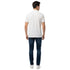 LACOSTE – CLASSIC POLO SHIRT WITH STRIPED COLLAR & EMBROIDERED LOGO | WHITE