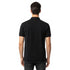 LACOSTE – CLASSIC POLO SHIRT WITH STRIPED COLLAR & EMBROIDERED LOGO | BLACK