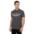 U.S POLO ASSN PIQUE PRINTED GRAPHIC POLO-MENS | DARK GREY